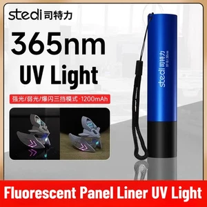 Revestimiento de panel fluorescente color acento de luz ultravioleta Stedi 365 nm luz UV - Imagen 1 de 6