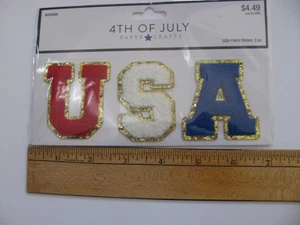 Hobby Lobby USA rot weiß blau Patch Aufkleber 3 Stück Neu in Verpackung - Bild 1 von 1