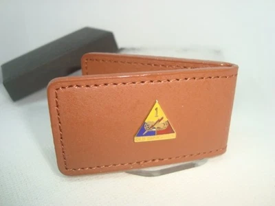 1-я бронетанковая дивизия СТАРЫЕ АЙРОНСАЙДЫ зажим для денег BUCHANAN искусственная кожа магнитный - Изображение 1 из 4