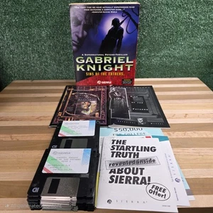 Gabriel Knight: Sins of the Fathers PC Big Box Sierra Online 3.5" - Imagen 1 de 11