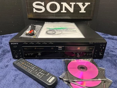 _-SERVICED & GUARANTEED-_ Sony RCD-W500C CD Recorder + 5 CD changer w/ Remote - Image 1 of 4