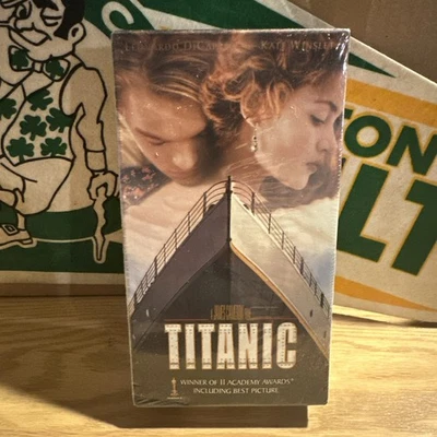 Titanic 1997 Movie VHS 2-Tape Box Set Sealed New In Box - Image 1 of 4