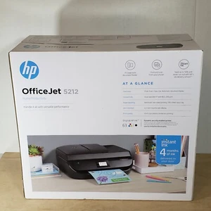 HP Office Jet 5212 All In One Printer Bluetooth WiFi USB Brand New Sealed  - Picture 1 of 12