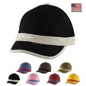 100% Cotton Soft Year Round Adjustable Baseball Cap Hat Casual Men Women Unisex - Picture 1 of 3