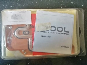 Alphacool NVXP-G92 8800GTS/GT GPU Waterblock Water Cooling Vintage NOS - Afbeelding 1 van 3
