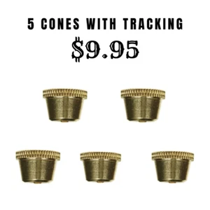 5 X Bonza Cone Pieces - AUTHENTIC CONES MADE OF PURE BRASS - Picture 1 of 1