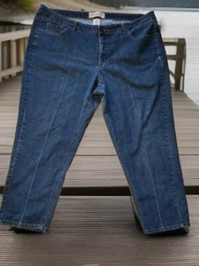 Just My Size Jeans 24W Women's Short Dark Blue Embroidered JMS Classic Fit - Picture 1 of 9