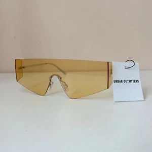 Urban Outfitters Rimless Visor Sunglasses Skye Orange Y2K Unisex RRP £24 - Picture 1 of 7