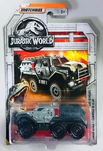 Camion Blindato Jurassic World Truck Matchbox Diecast Hummer Jeep Armored Park - Foto 1 di 5