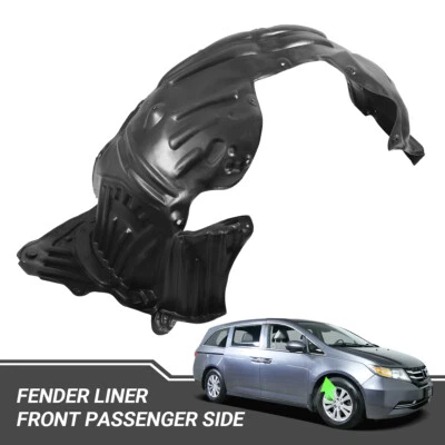 Front Passenger Fender Liners For Honda Odyssey 2014 2015 2016 2017 Right Side - Image 1 of 4