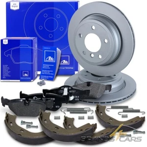 ATE BREMSSCHEIBEN +BELÄGE +BREMSBACKEN HINTEN FÜR BMW 1-ER E81 3-ER E90 X1 E84 - Bild 1 von 12