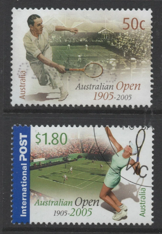 Australia 2005 Australian Open Tennis set of 2 Used — 第 1/1 张图片