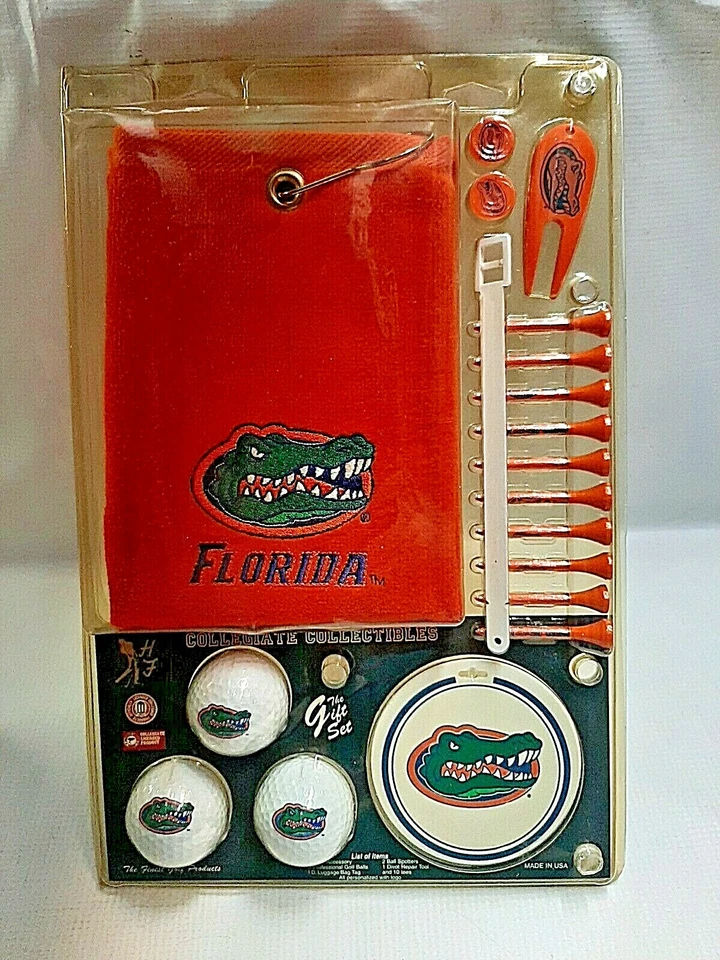 Florida Gators Golf Gift Set w/ Embroidered Towel, 10 Tees & 3 Balls & Markers - Image 1 of 4