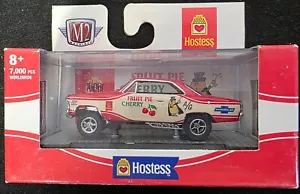 MACCHINE M2 scala 1:64 1967 Chevrolet Nova Gasser hostess torta di frutta ciliegia - Foto 1 di 6