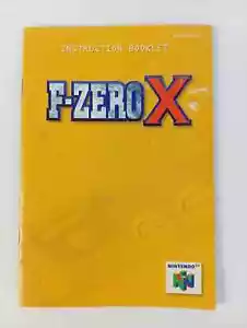 Instruction booklet Notice F-Zero X Nintendo 64 N64 USA - Foto 1 di 2