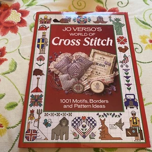 Jo Verso's World of Cross Stitch by Verso, Jo Hardback Book 1001 Motifs - Picture 1 of 11