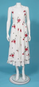 NWT Christy Dawn The Nicks in Red Lily Embroidered Midi Tank Dress XS $298 /004 - Picture 1 of 8