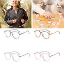 Women Men Vintage Spring Hinge HD Reading Glasses Round Reader Unisex 0~+4.0 HOT