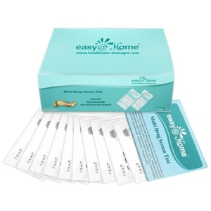 Kits de prueba de drogas de inmersión instantánea Easy@Home de 10 paneles - #EDOAP-3104 - Paquete de 100 (25x4) - Imagen 1 de 7