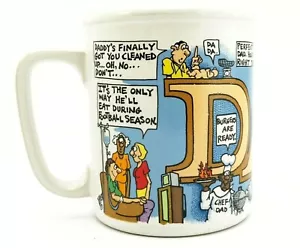 Taza vintage de papá vida taza día del padre cómic café cerámica novedad regalo - Imagen 1 de 11