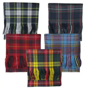 Ingles Buchan Damen 100 % Wolle volle Größe Tartan karierte Schärpe - 10,5 Zoll x 90 Zoll - Bild 1 von 87