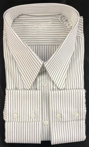 Jack Taylor Beverly Hills Men's Dress Shirt 17" Neck Large Italy White NWT - Picture 1 of 8