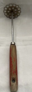 Vintage Potatoes Masher With Wooden Handle - Picture 1 of 4