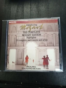 Introducing the Complete Mozart Edition 19 Complete Movements & Arias [Audio CD] - Picture 1 of 2