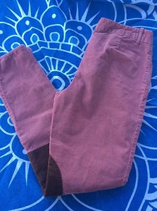  Ralph Lauren Girls Rasberry Corduroy Jodphur Riding Equestrian Pants, 16 Youth  - Picture 1 of 2