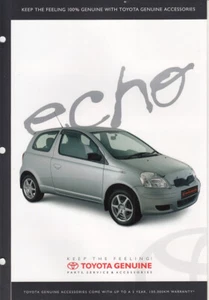2004 TOYOTA XP10 ECHO ACCESSORIES Australian 6p Brochure SPORTIVO - Picture 1 of 3