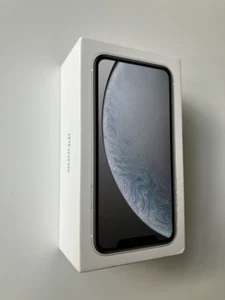 Apple iPhone X XR Box - 64GB - Silver - Empty Box + Inserts Only No Phone - Picture 1 of 4