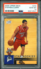 2009-10 Upper Deck UD Star Rookies Stephen Curry - RC #234 - PSA 10