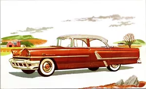 Completely New 1955 Mercury Monterey 4 Door Sedan Antique Car Chrome Postcard 7T - Picture 1 of 2