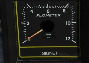 SIGNET FLOMETER 0-120 GPM Electronic Fluid Flow Meter P50940-1 - Picture 1 of 5