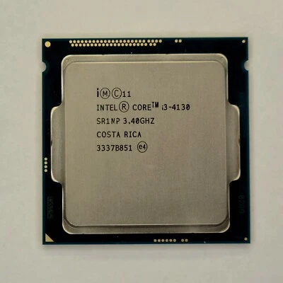 Intel Core i3-4130 SR1NP Dual Core 3.40GHz 3M 5.00GT/s Socket 1150 CPU LGA1150 - Image 1 of 2