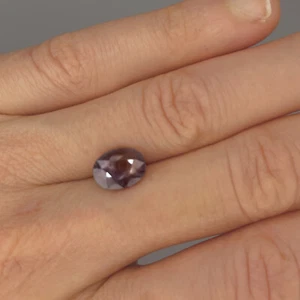 3.31ct Unheated Golden Flash Purple Sapphire w. Report - Bild 1 von 4