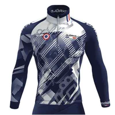 Invierno Ciclismo Térmico Polar Manga Larga Camisetas Hombre Chaquetas de Bicicleta Abrigo Foto 1 de 4