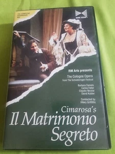 VHS Cimarosa's Il Matrimonio Segeto Opera - Picture 1 of 7