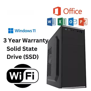 Computer PC günstig Pentium 32GB RAM 512GB SSD Office 2024 DVD/CD Laufwerk Win11 - Bild 1 von 1