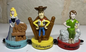 McDonalds Disneyland Paris Train Stamp PETER PAN WOODY SLEEPING BEAUTY - Picture 1 of 3