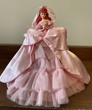 Disney Store LITTLE MERMAID ARIEL Pink Tulle Dress Ornament Ball Gown Layered