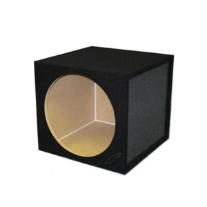 NEW Ground Shaker SQ110-B Black 10" Single Mid-Size Sealed Sub Box 1-YR WRTY - Picture 1 of 1