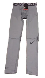 Nike Pro Hyperwarm Series Tights Mens Dri-Fit Max Gym Running GREY Size SMALL S - Picture 1 of 11