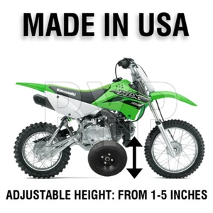 Kawasaki KLX110 KIDS TRAINING WHEELS ONLY Kawasaki KLX 110 motorcycle ALL YEARS - Picture 1 of 2
