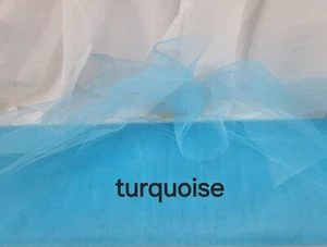 Tulle 54" Turquoise or any of the other 25 colors, tutu, bows, wedding decor - Picture 1 of 62