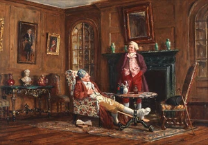 Frank Moss Bennett - The Doctor's Joke (1919) - 17" x 22" Fine Art Print - Picture 1 of 1