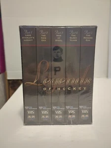 Sealed Legends Of Hockey Set Of 5 Tapes VHS 1893-1996 TSN Opus Brandneu - Bild 1 von 4