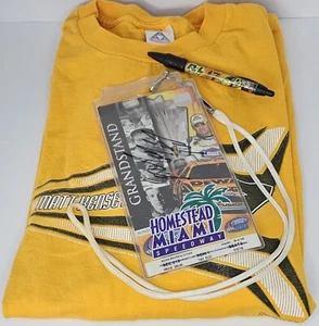 Matt Kenseth handsigniertes Schlüsselband Homested Miami Speedway Sitzplatz Tickets mit Merch - Bild 1 von 9