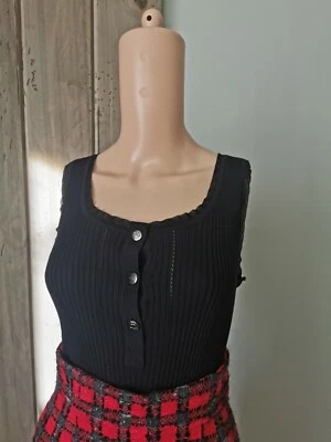 Top de punto vintage Chanel talla 38  Foto 1 de 4