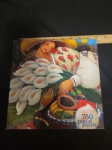 Ceaco RED BOOK AND BAG 750 pc Puzzle, 2966-3 Linda Carter Holman, Sealed 22"x22" - Picture 1 of 6